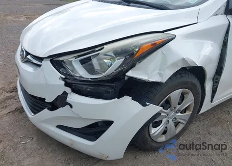 2016 Hyundai Elantra Se from USA, damaged, VIN 5NPDH4AE4GH713816